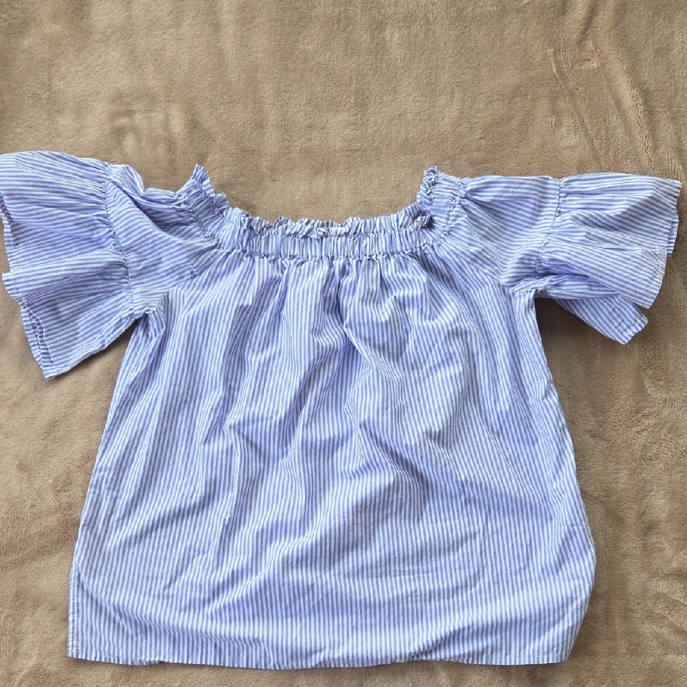 Kate Spade Lavender Striped Blouse